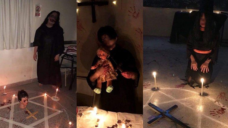 Realizaron un ritual satánico en un colegio y desataron un escándalo
