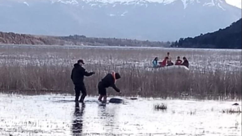 La búsqueda de la policía de Chubut se reinició a las 7 de la mañana de este lunes y terminó con la peor noticia.