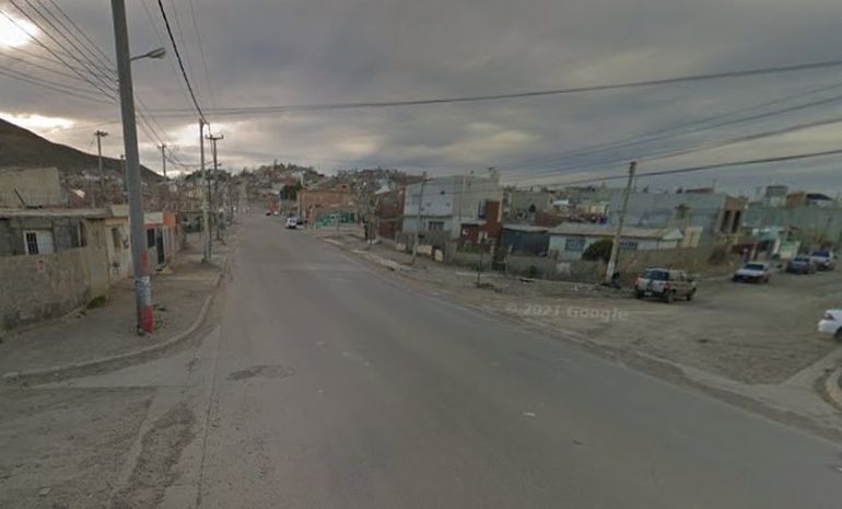 10 de Noviembre y San Francisco de Asís, Comodoro Rivadavia, en la época del accidente (imagen de Google). 10 de Noviembre y San Francisco de Asís, Comodoro Rivadavia, en la época del accidente (imagen de Google).