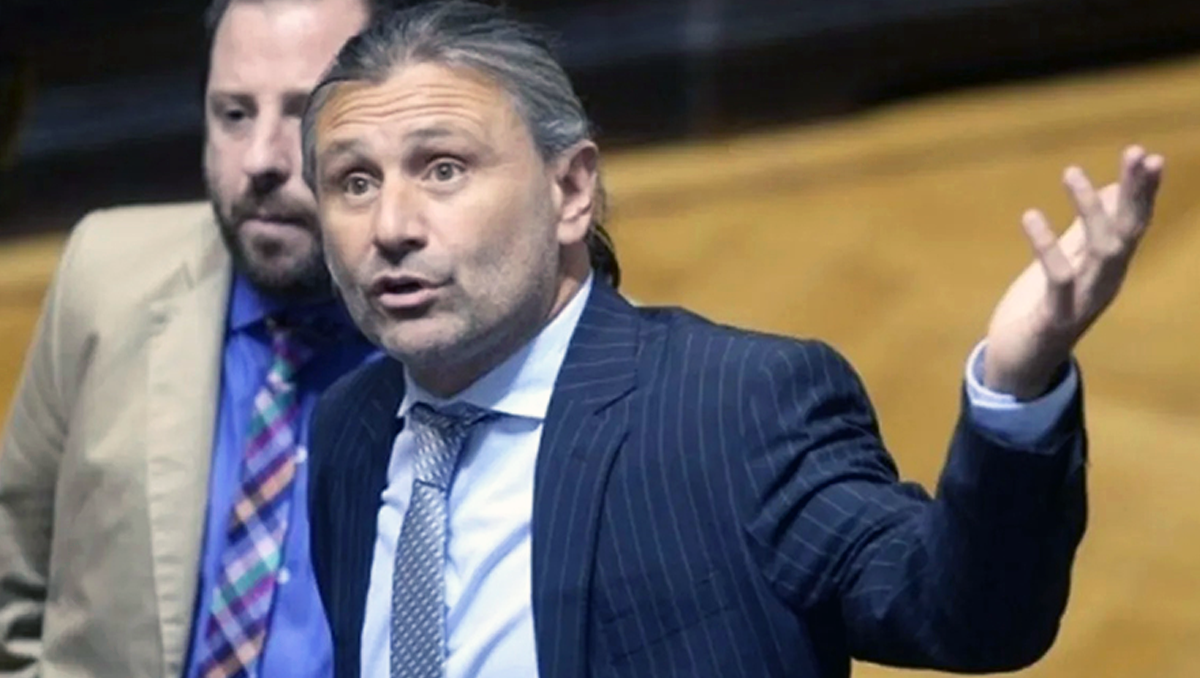 Marcos Di Palma junto a José María Ottavis cuando ambos integraban la bancada peronista de la Legislatura bonaerense.