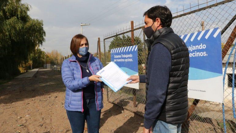 Rincón Club entregó las llaves del portón para acceder al río Neuquén