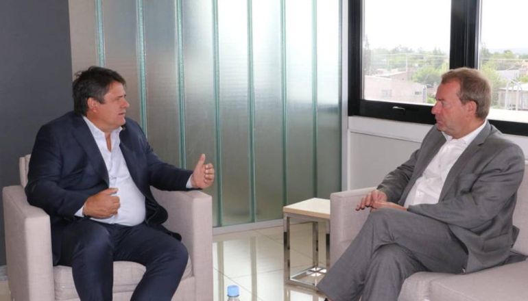 Mariano Gaido recibió al embajador de Alemania con el desarrollo tecnológico como eje central