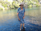 La abuela Villegas, un ícono de Oro en el río. ¡Hermosa mujer!