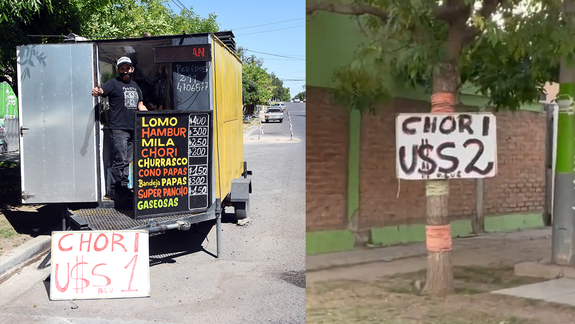 Chori a dos dólares: se pelean por la propiedad intelectual del cartel