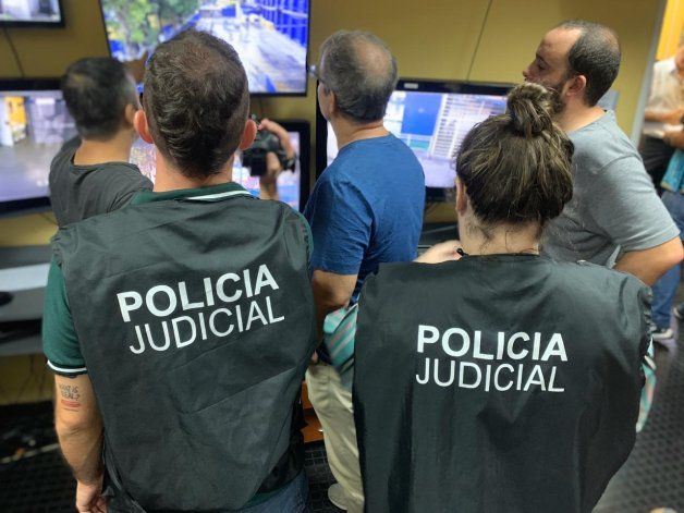 El allanamiento en La Bombonera.