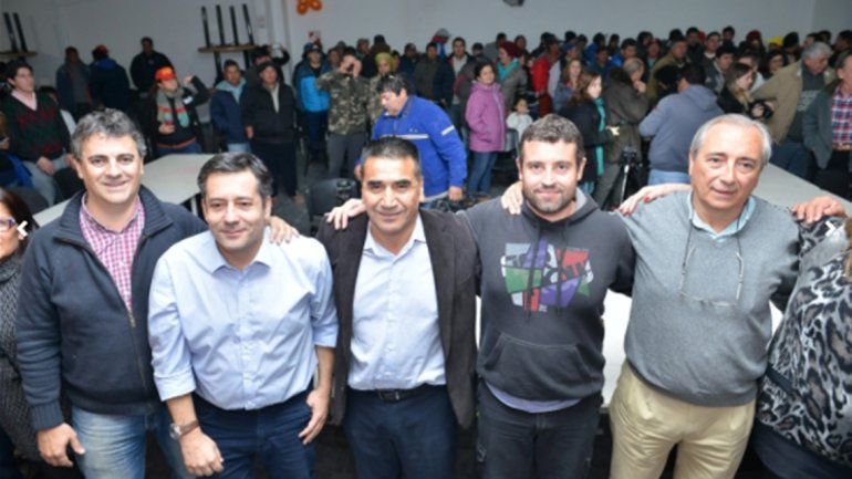 El ex intendente de Cutral Co recibió el apoyo de UNE