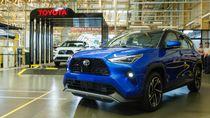 La imagen del Toyota Yaris Cross en el inicio de la producción en la planta brasileña de Sorocaba. La imagen del Toyota Yaris Cross en el inicio de la producción en la planta brasileña de Sorocaba.