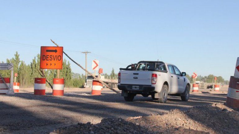 Una trampa de noche: dejaron la ruta 7 sin ninguna señal de desvío
