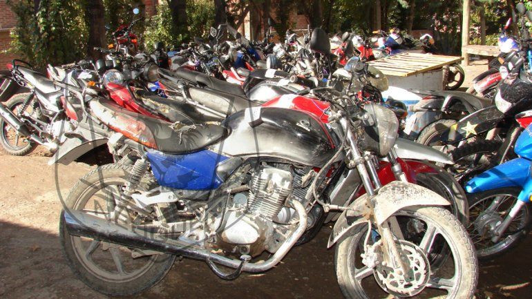 Buscaban desarticular a los motochorros y secuestraron 45 motos