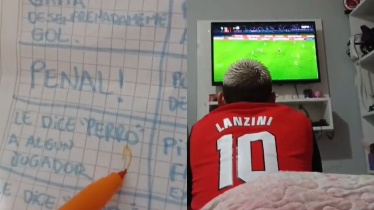 En pleno partido de River, hizo un bingo de gritos e insultos que dice su  novio