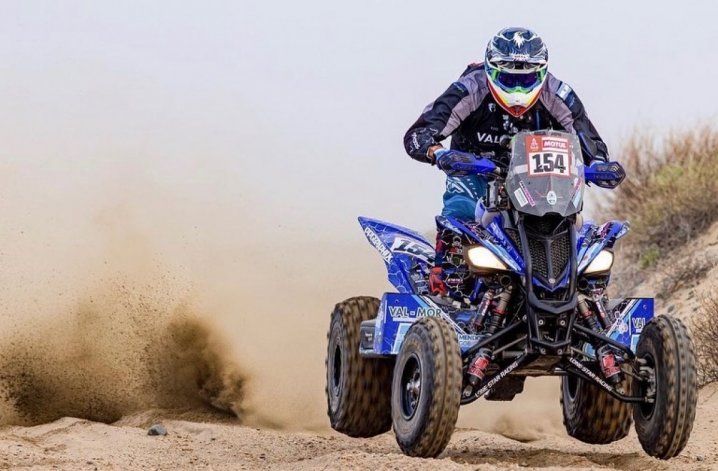 El mendocino Francisco Moreno Flores ganó la quinta etapa del Dakar en Cuatriciclos.