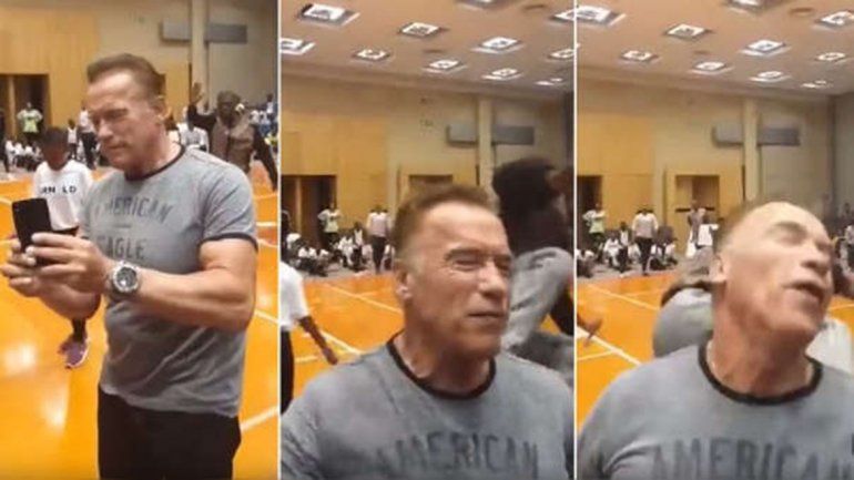 Terminator recibió una patada voladora en Sudáfrica