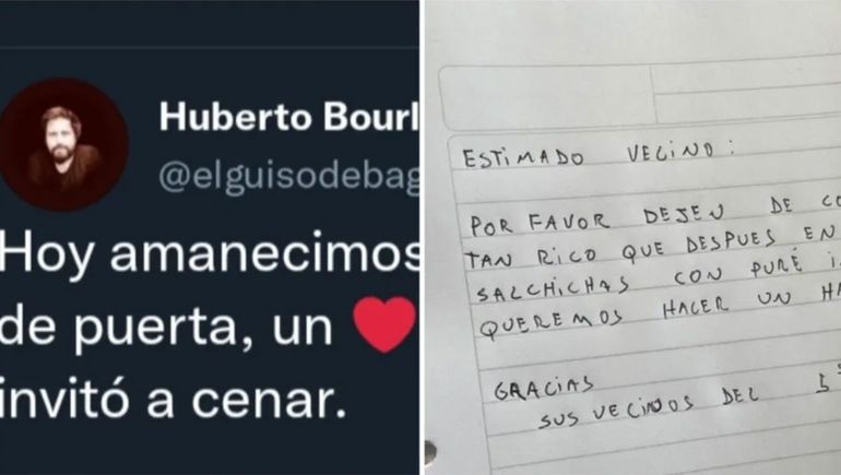 Vecinos le dejaron un curioso reclamo y su respuesta se viralizó
