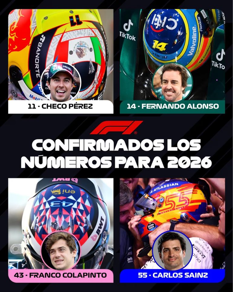 La Fórmula 1 puso el foco en los pilotos hispanohablantes, entre ellos Franco. La Fórmula 1 puso el foco en los pilotos hispanohablantes, entre ellos Franco.