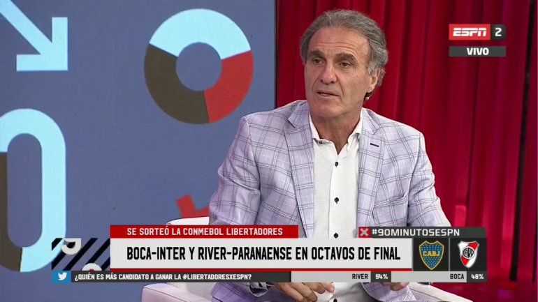 El Cabezón se la jugó por uno de los equipos argentinos...