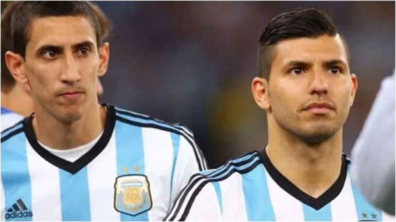 El Kun Agüero y Di María