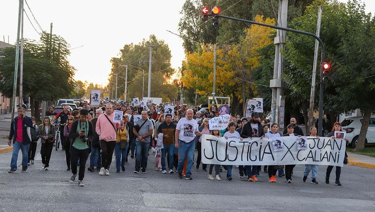 Marcha por justicia: la familia de Juan Caliani nunca caminará sola