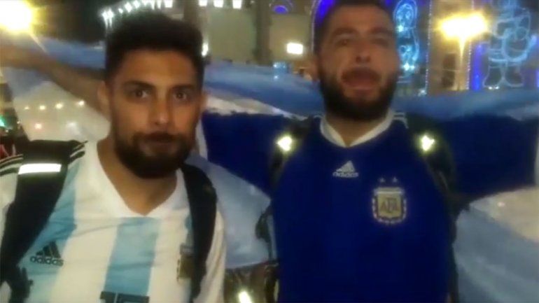 Dos neuquinos llegaron a Rusia y enloquecieron en Moscú