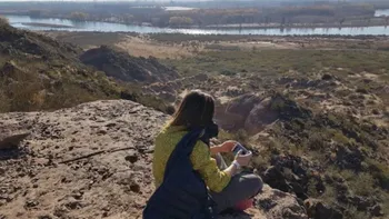 Una imagen de la Margen Sur, en la vecina ciudad de Oro.