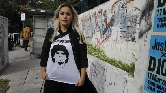 Verónica Ojeda, ex pareja de Diego Maradona