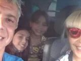 La selfie que los García, vecinos de Caleta Olivia, se sacaron cuando salían de viaje a Chubut, horas antes del accidente fatal en la Doble Trocha. 