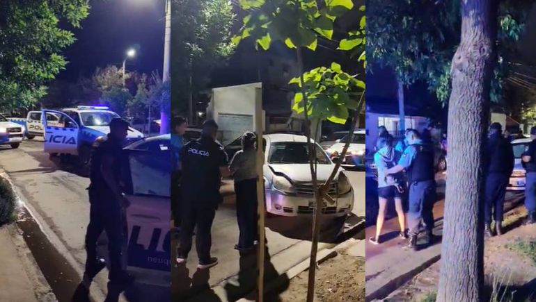 A lo Chano, en Neuquén capital: una joven escapaba de la Policía a contramano y chocó cuatro autos en Huiliches