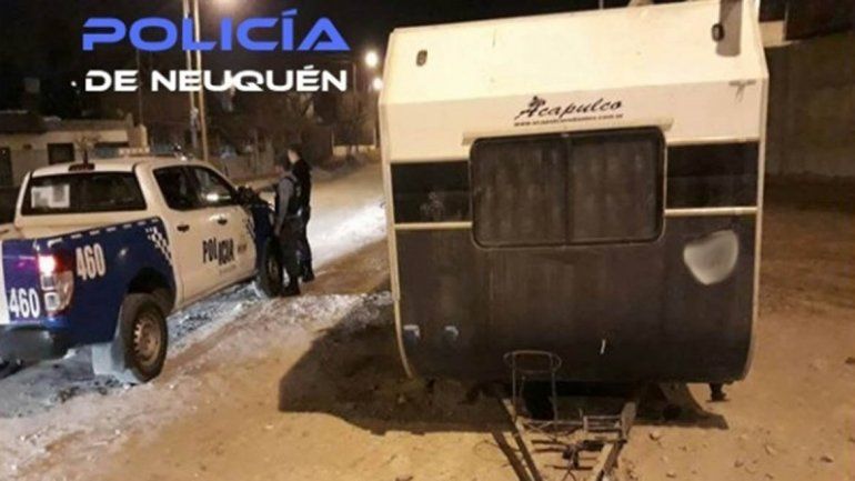 Encontraron la casa rodante robada en la 22