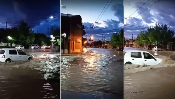 La tormenta afectó el centro de Neuquén: en Cutral Co hay viviendas y calles anegadas