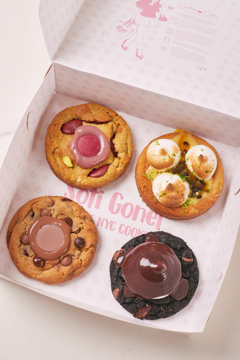 Las galletitas que creó la influencer Sofi Gonet. Las galletitas que creó la influencer Sofi Gonet.