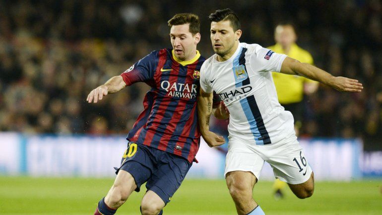 La Pulga y el Kun se enfrentarán por el grupo C de la Liga de Campeones.