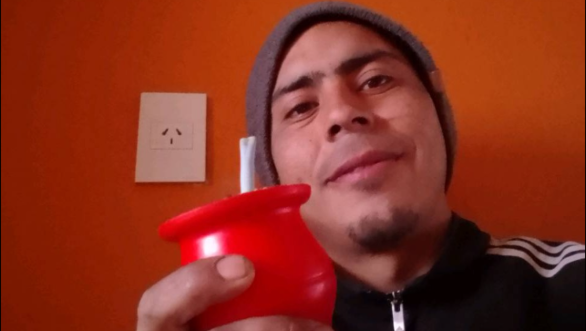 Walter Mansilla, el vecino demorado en una cantera municipal de Chubut.&nbsp;