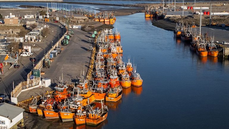 El puerto de Rawson. El puerto de Rawson.