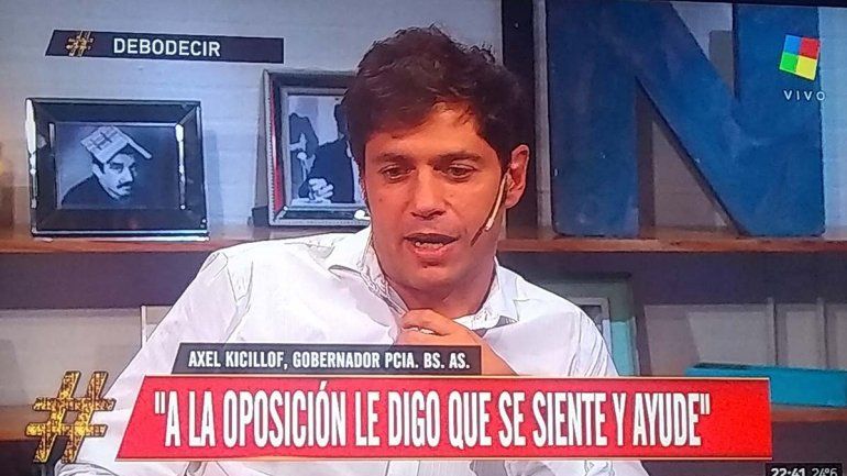 Kicillof se hizo viral por un furcio en la tele