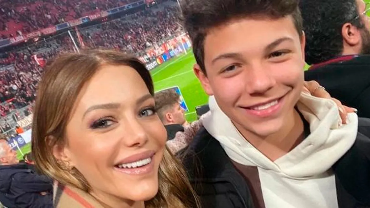 El mensaje en redes que Evangelina Anderson le dedicó a su hijo Bastian por su cumpleaños