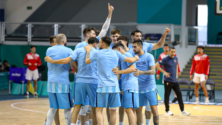 Argentina define con Venezuela que le ganó a Brasil. Foto: CAB.