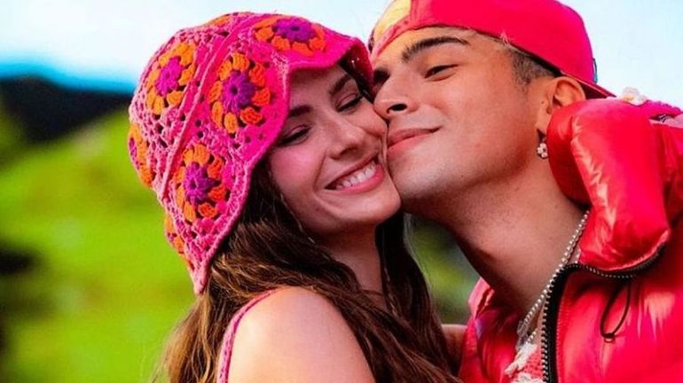 La historia de amor entre La china Suárez y Rusherking es compartida por los protagonsitas a través de las redes sociales.