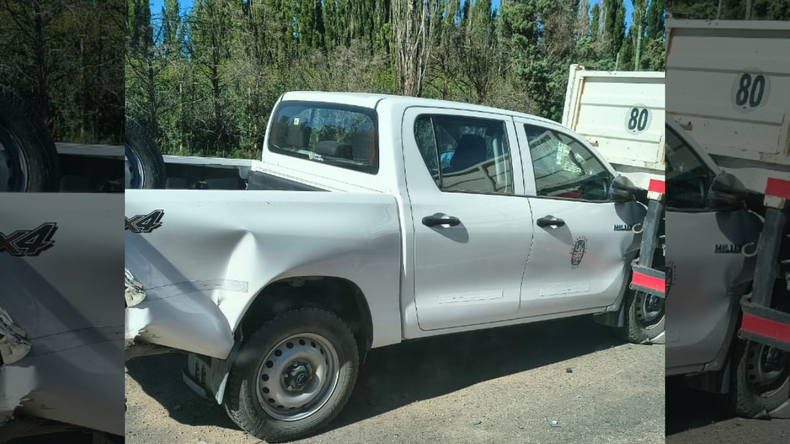 Fuerte choque en la Ruta 7. | LM Neuquen Fuerte choque en la Ruta 7.