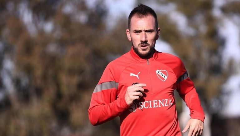 Mancuello con pocos minutos de Independiente Mancuello con pocos minutos de Independiente