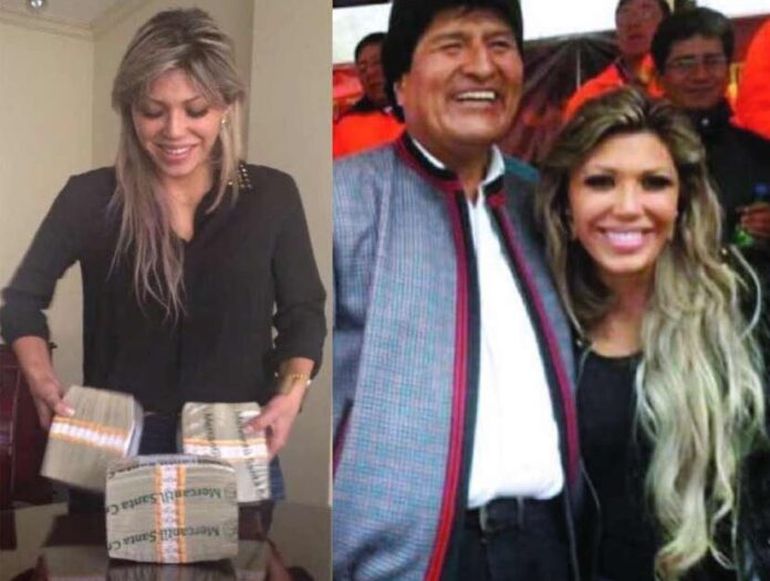 Gabriela Zapata y Evo Morales, cuando aún eran pareja. Gabriela Zapata y Evo Morales, cuando aún eran pareja.