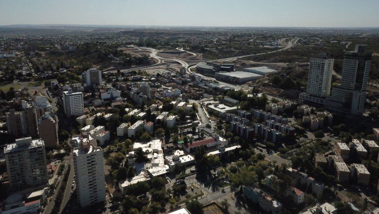 Desde el cielo: cómo se ve Neuquén en la cuarentena