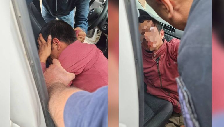 Quiso robar un auto de un taller, pero terminó golpeado y detenido