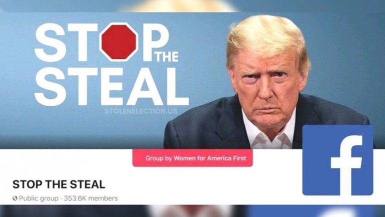 Facebook cerró un grupo pro Trump que incitaba a la violencia