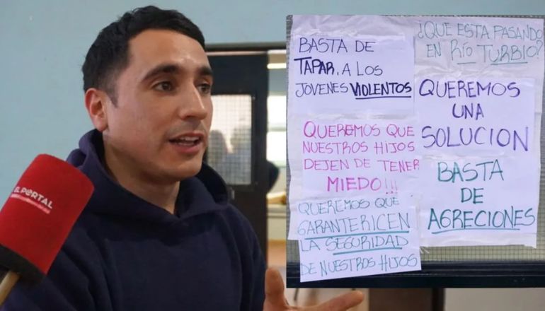 Santa Cruz: reclamo en una secundaria de Río Turbio tras la agresión a un estudiante. Santa Cruz: reclamo en una secundaria de Río Turbio tras la agresión a un estudiante.