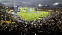 casi 50 mil hinchas de boca en la emocionante vuelta de paredes