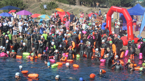 El cruce a nado del lago Aluminé convocó a cientos de competidores de todo el país en Villa Pehuenia Moquehue | LM Neuquen El cruce a nado del lago Aluminé convocó a cientos de competidores de todo el país en Villa Pehuenia Moquehue