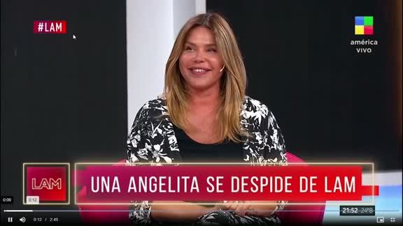 Nazarena Vélez anunció que se baja de LAM.