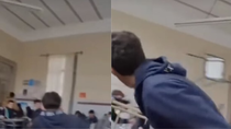 video: un alumno ataco a su profesor en el aula y le fracturo la mandibula video: un alumno ataco a su profesor en el aula y le fracturo la mandibula