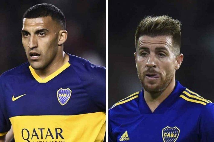 Wanchope Ábila y Buffarini, dos de los jugadores que dejarían Boca