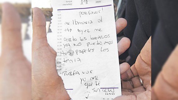 Por un mensaje la rescataron: era golpeada por su pareja