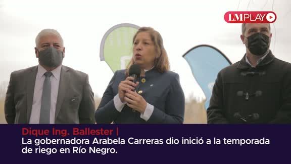 Río Negro dio inició a la temporada de riego